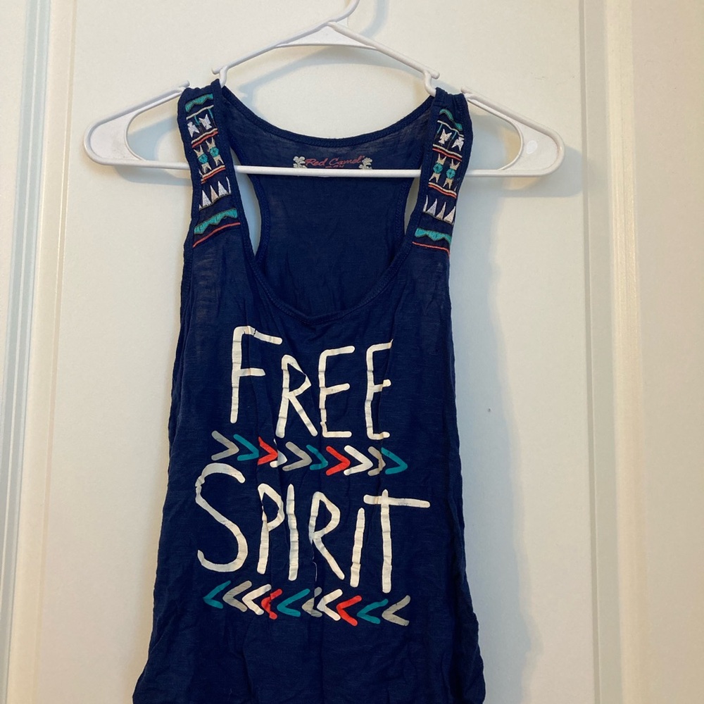 Women's Blue 'Free Spirit' Tank Top